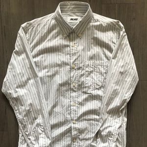 Palace Service Shirt White/Grey Medium